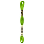 green embroidery floss, DMC 906