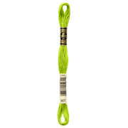DMC Embroidery Floss, Green Palette - 907 / Chartreuse