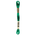 green embroidery floss, DMC 909