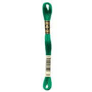 DMC Embroidery Floss, Green Palette - 909 / Kelly