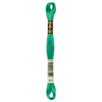green embroidery floss, DMC 911