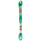 green embroidery floss, DMC 912