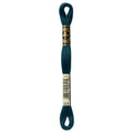 teal embroidery floss, blue-green embroidery floss, DMC 924