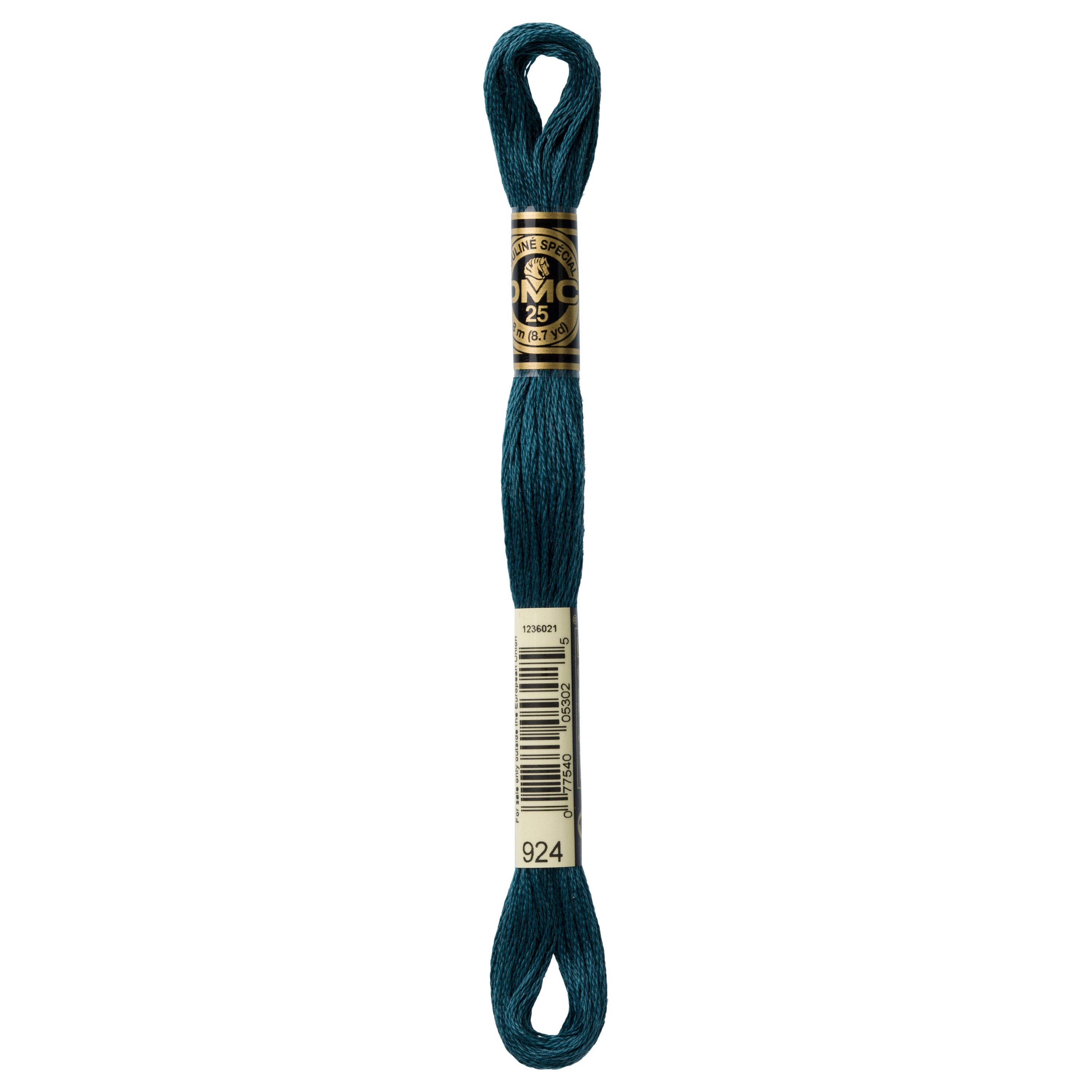 teal embroidery floss, blue-green embroidery floss, DMC 924