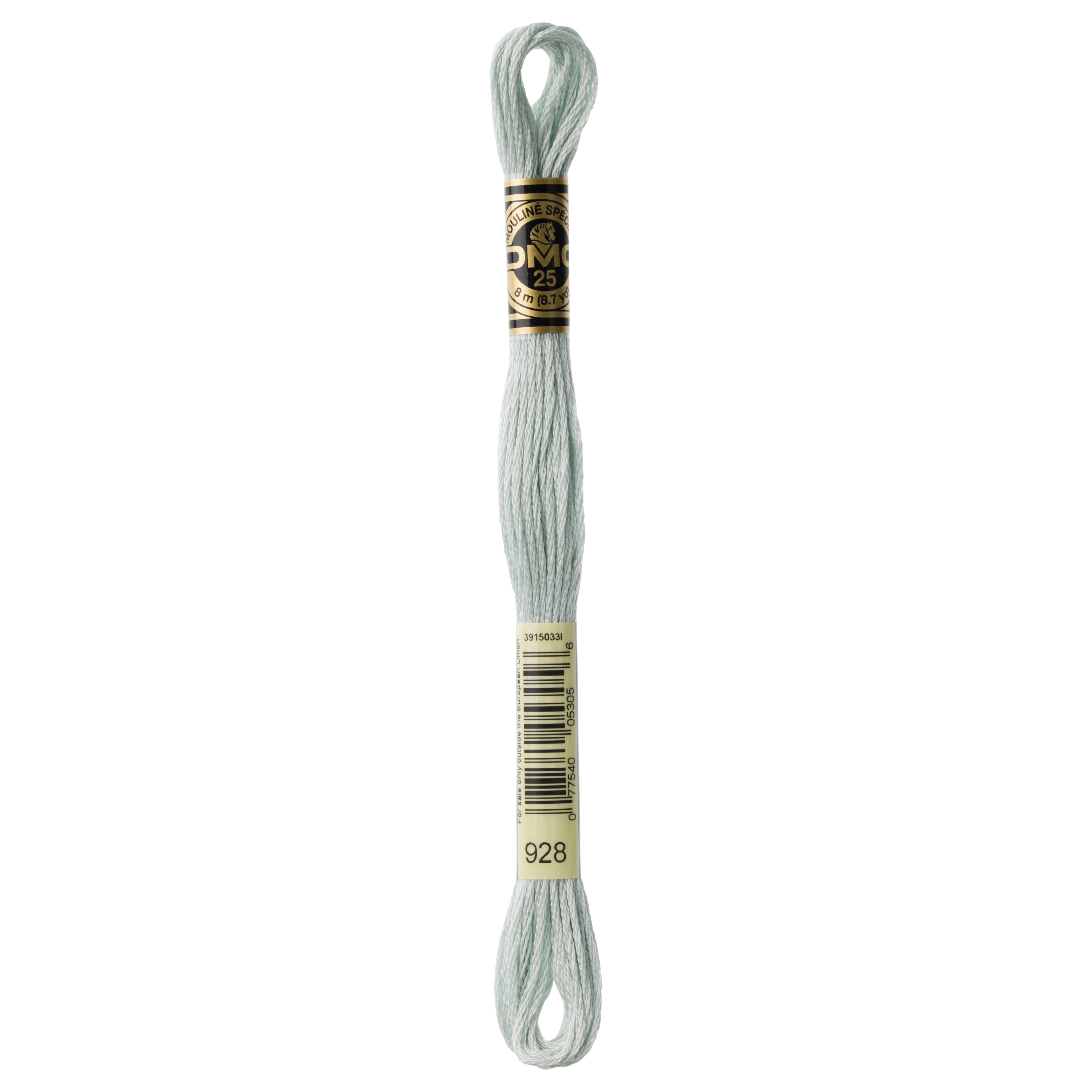 teal embroidery floss, blue-green embroidery floss, DMC 928