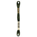 green embroidery floss, DMC 934