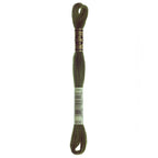 green embroidery floss, DMC 936