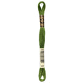 green embroidery floss, DMC 937