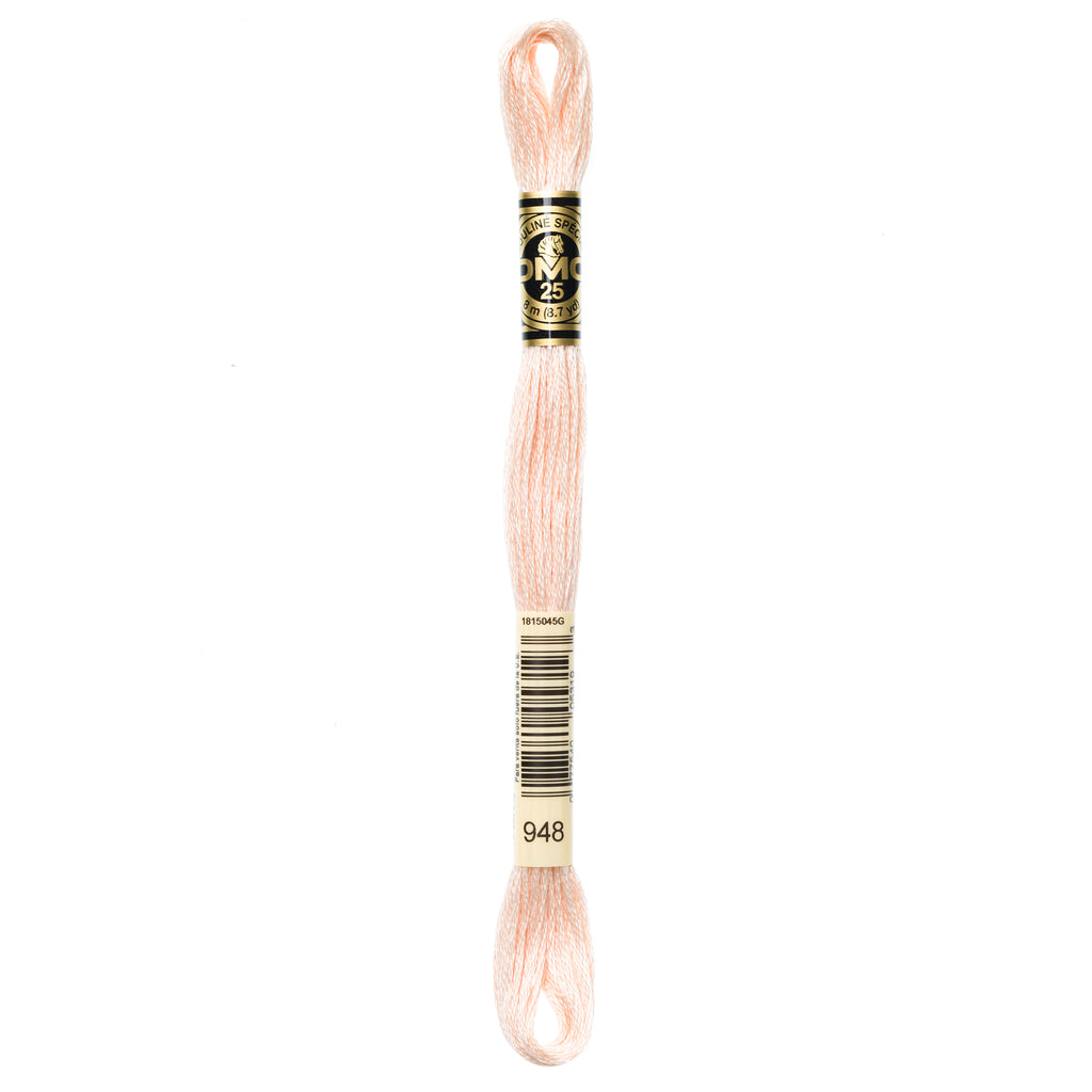 DMC embroidery floss, pink embroidery floss, DMC 948
