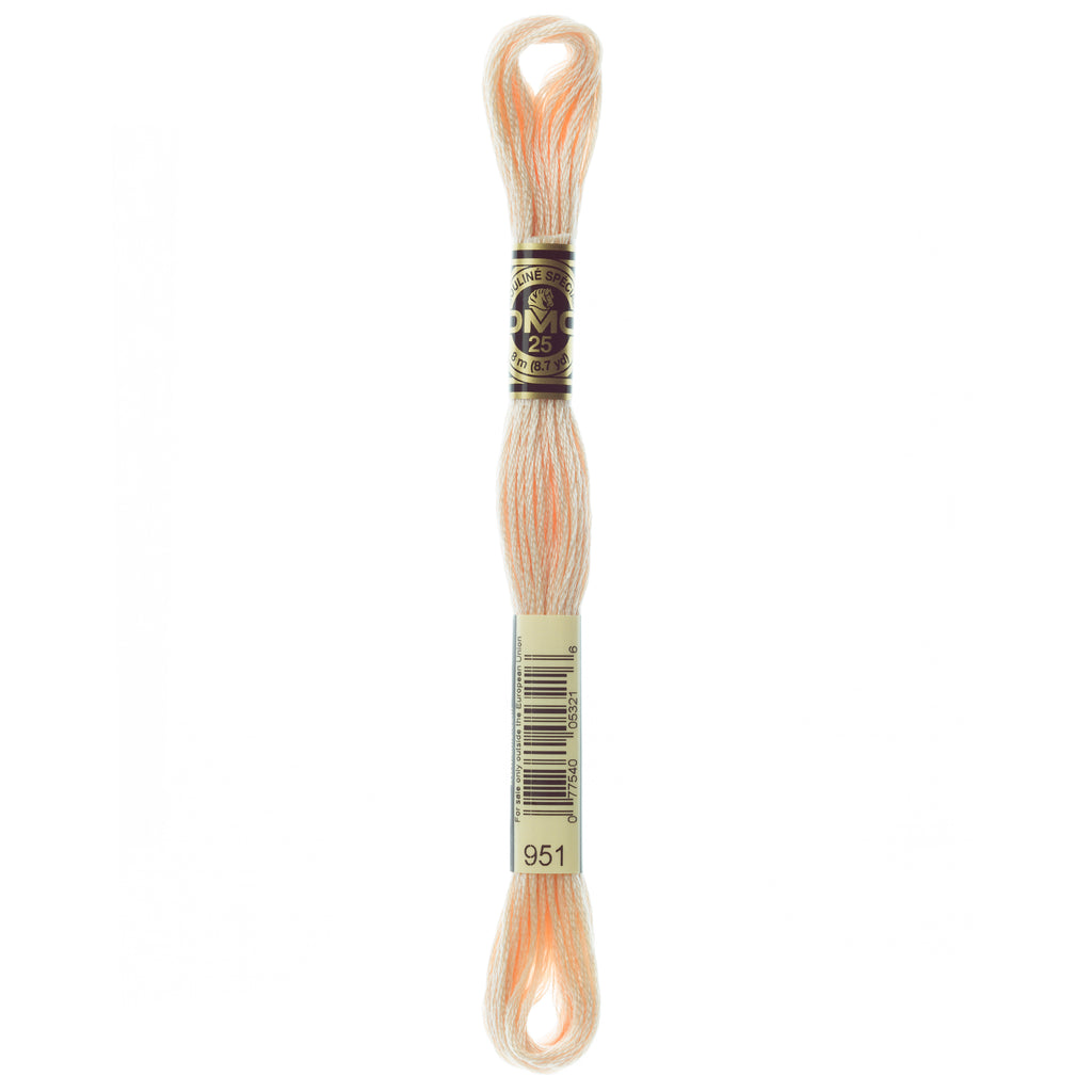 DMC embroidery floss, pink embroidery floss, DMC 951