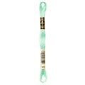 green embroidery floss, DMC 955