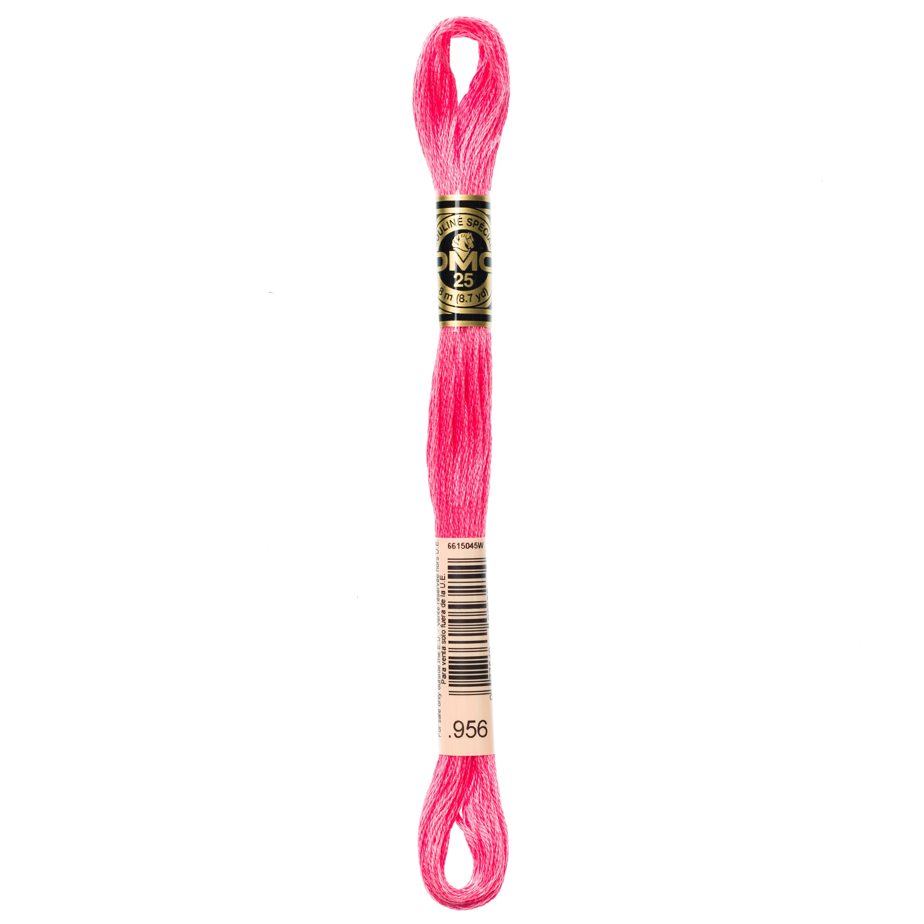 DMC embroidery floss, pink embroidery floss, DMC 956