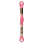 DMC embroidery floss, pink embroidery floss, DMC 957