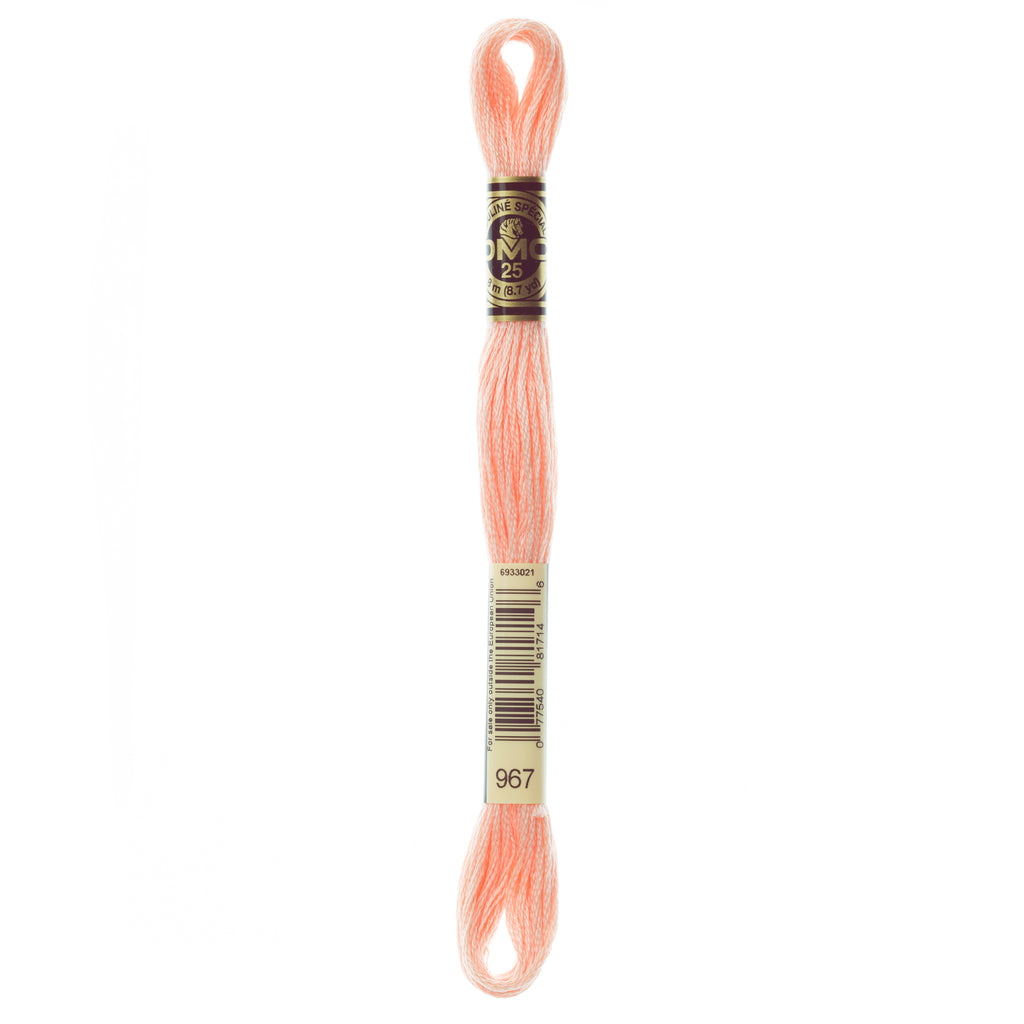 DMC embroidery floss, pink embroidery floss, DMC 967