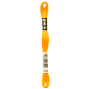 DMC Embroidery Floss, Yellow Palette - 972 / Golden