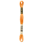 brown embroidery floss, DMC 977