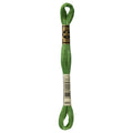 green embroidery floss, DMC 988