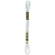 DMC Embroidery Floss, Grey Palette - B5200 / White