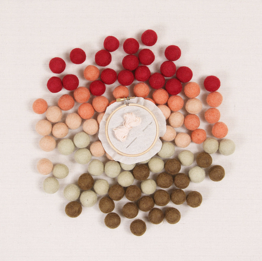 Spiced Chai Felt Balls