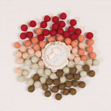 Spiced Chai Felt Balls