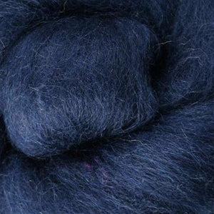 Midnight Corriedale Roving, 1oz