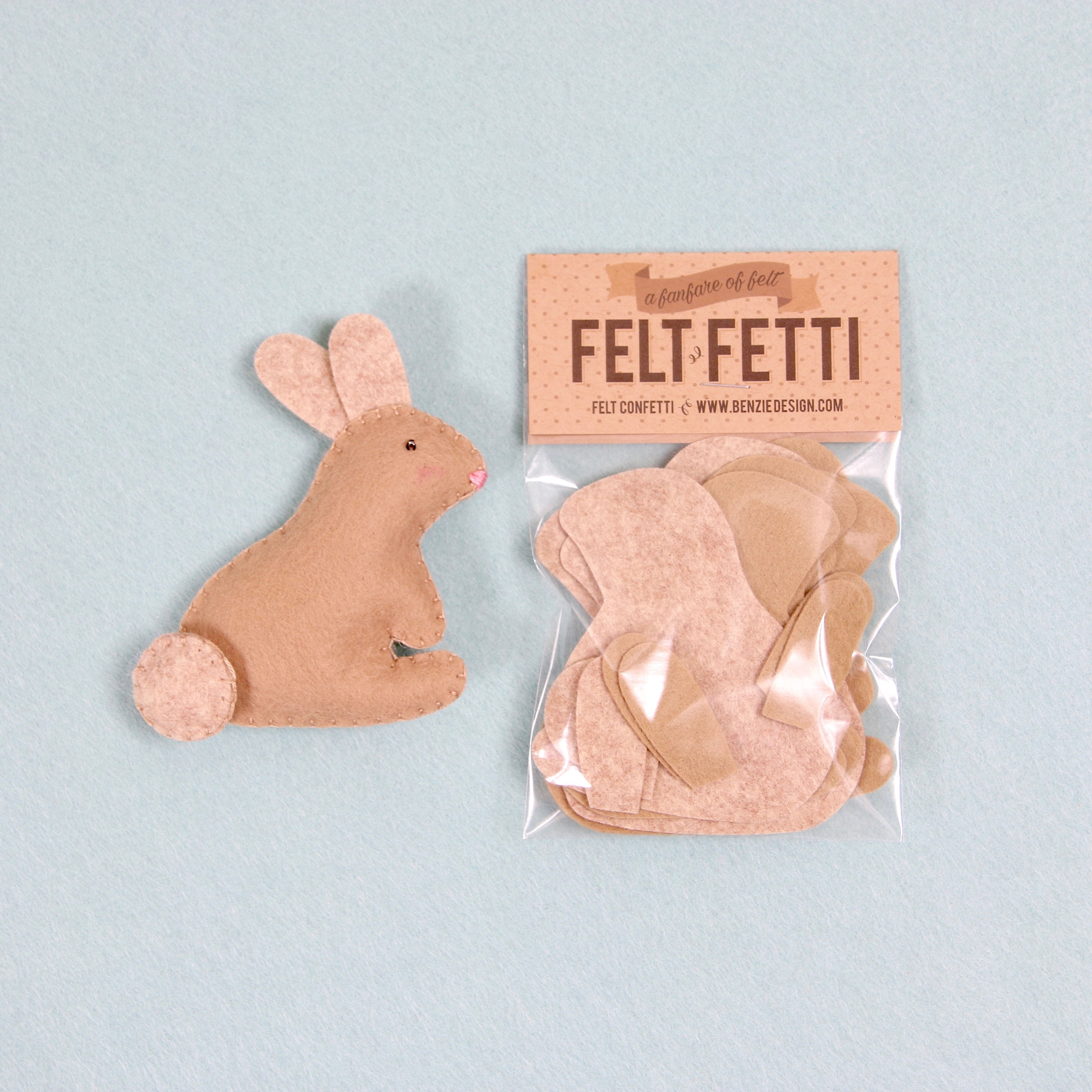 Felt-fetti Bunny, Die Cut Shapes