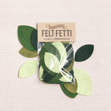 Felt-fetti Magnolia Leaf, die cut shapes