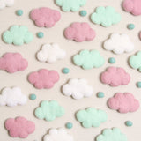 Felt Clouds in Peony