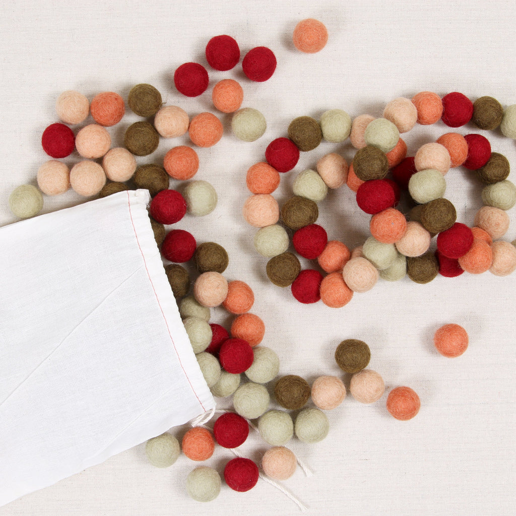Spiced Chai Felt Balls