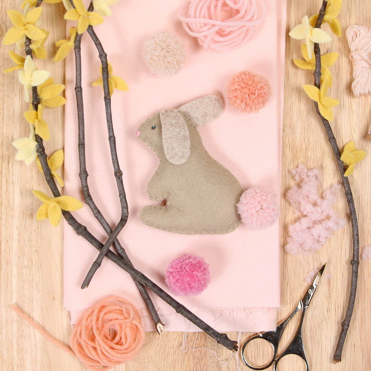 Felt-fetti Bunny, Die Cut Shapes – Benzie Design