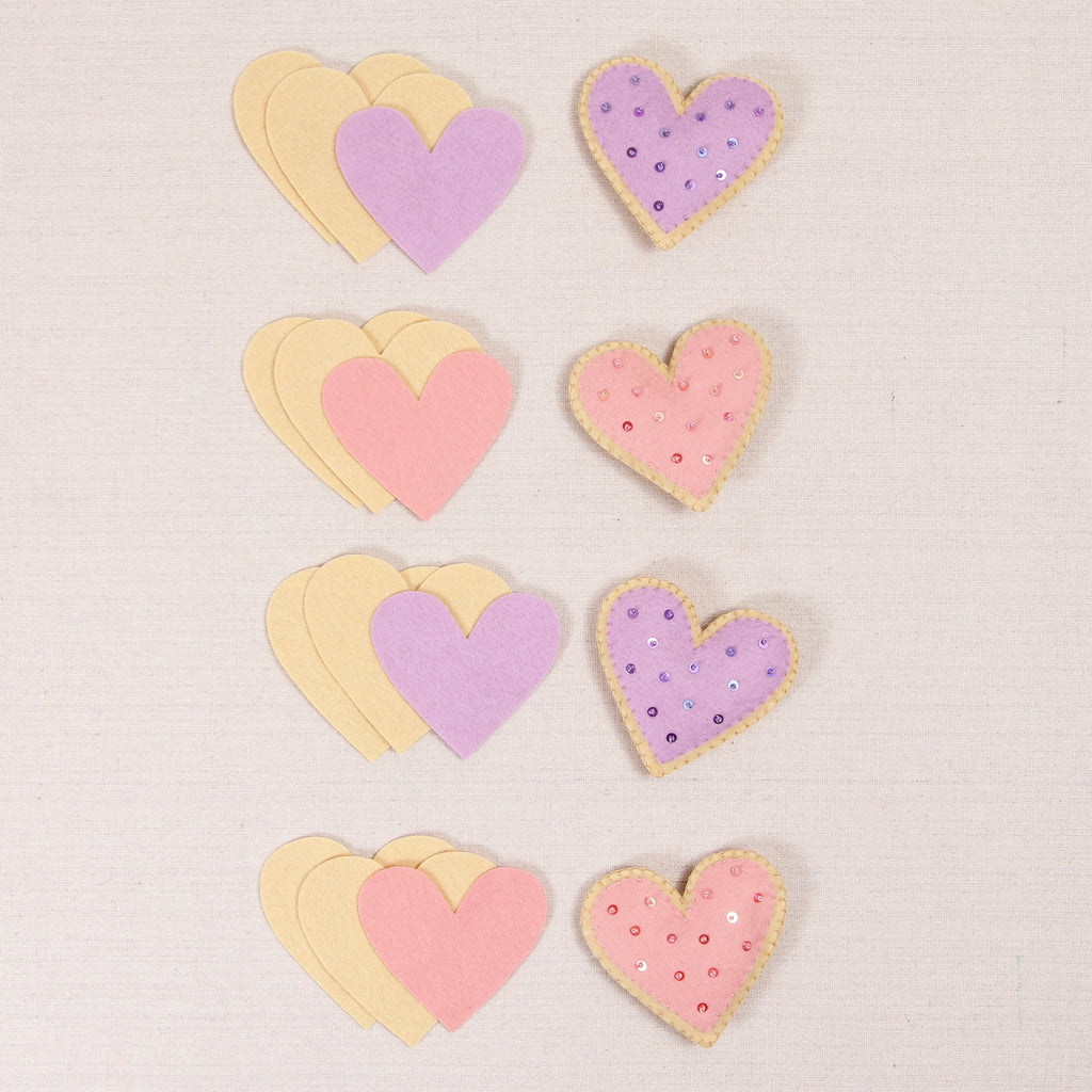 Felt-fetti Sweet Hearts, Die Cut Shapes