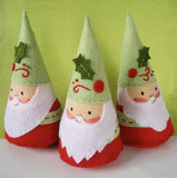 Gnome + Santa Doll Felt Pattern
