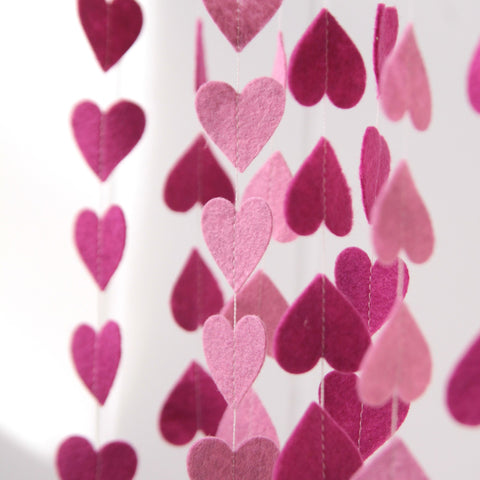 Felt-fetti Small Hearts, die cut shapes – Benzie Design