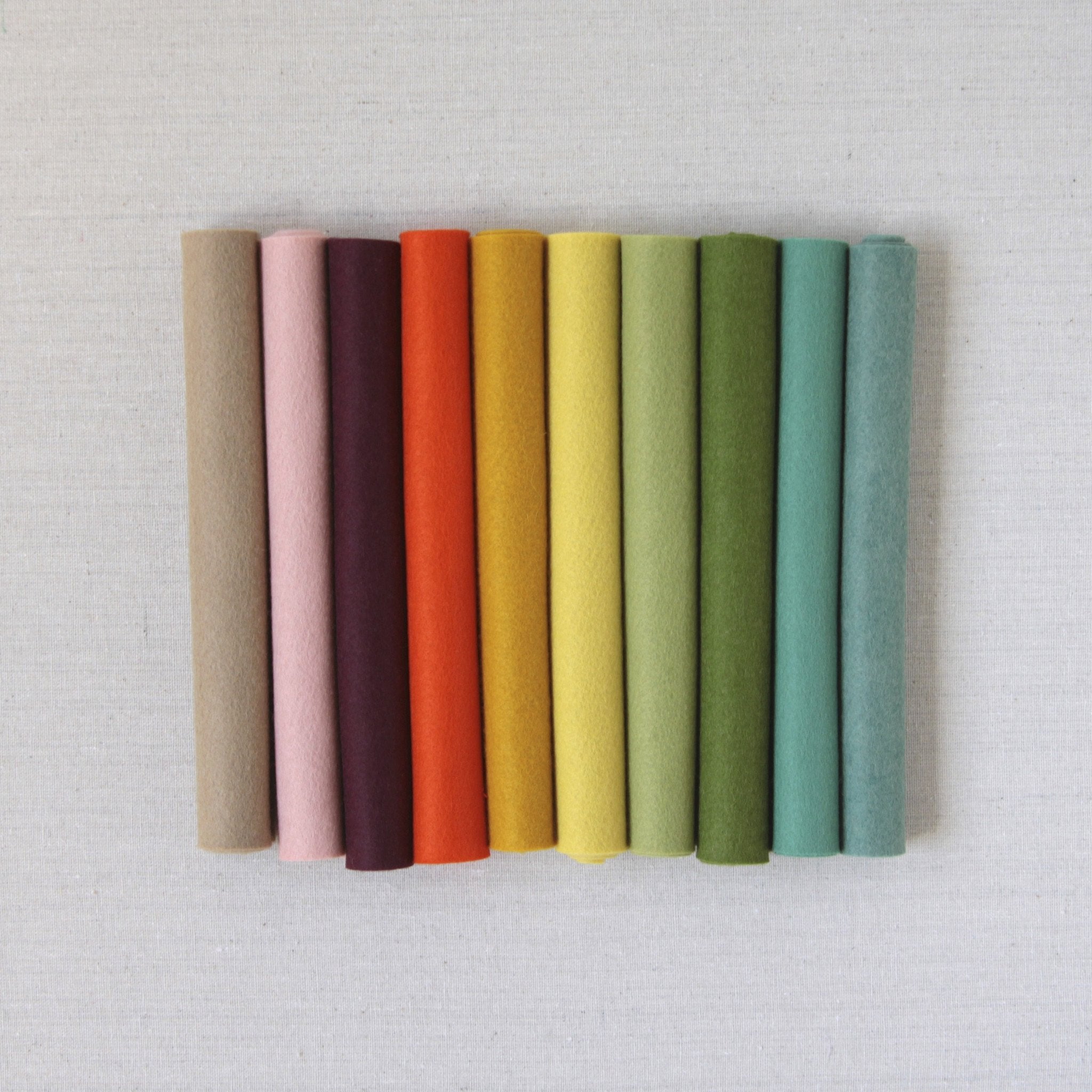 Blue Spruce Wool Blend Felt