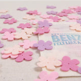 Felt-fetti Dainty Blossoms, die cut shapes