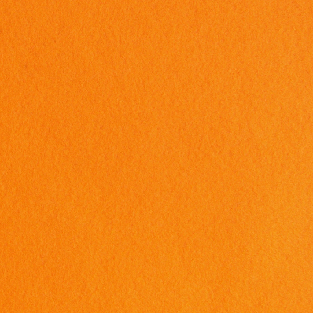 Tangerine Wool Blend Felt