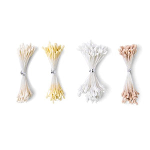 Flower Stamens, White + Cream