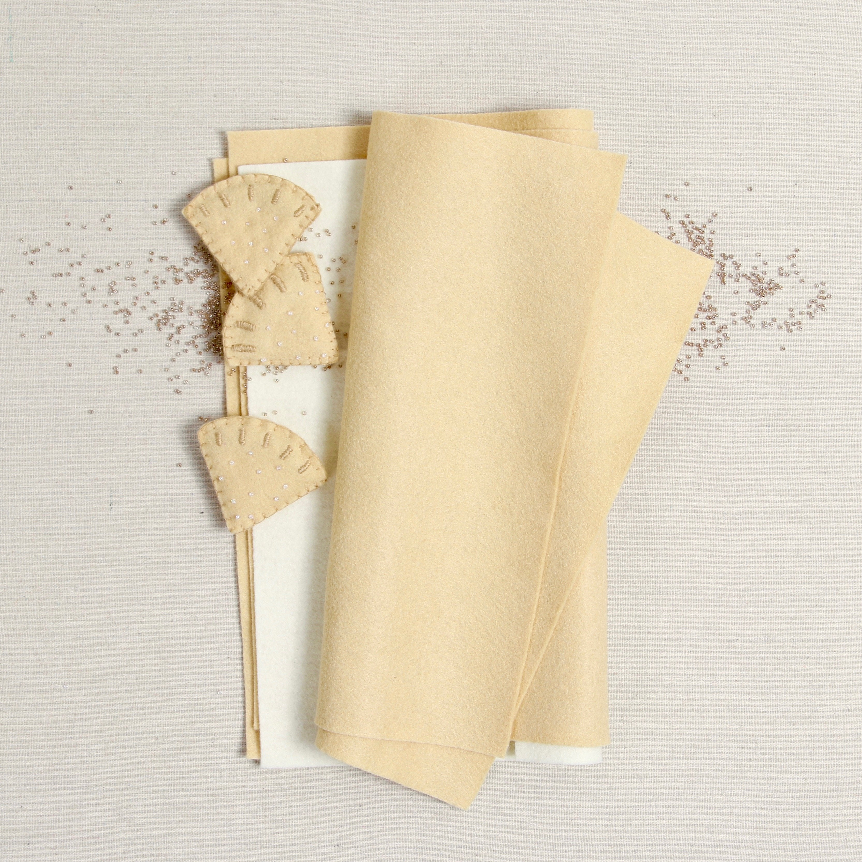 Shortbread Wool Blend Felt