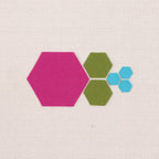 Felt-fetti Hexagons, die cut shapes