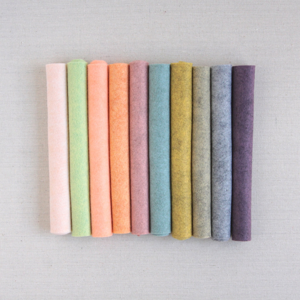 Pistachio Wool Blend Felt