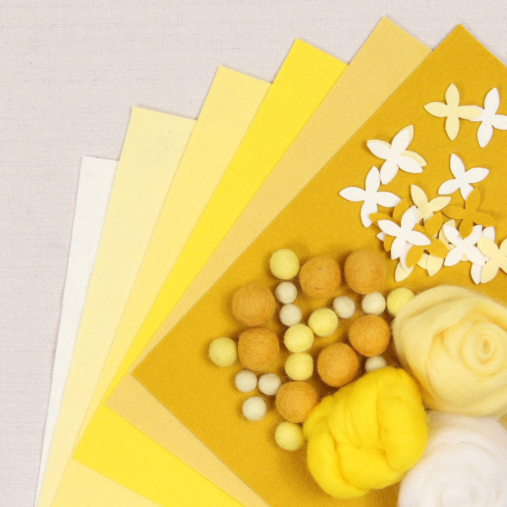 Lemonade Wool Blend Felt