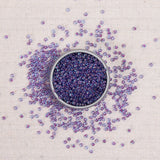 amethyst seed beads, purple seed beads