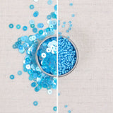 Iridescent Sequins or Beads: Aquamarine