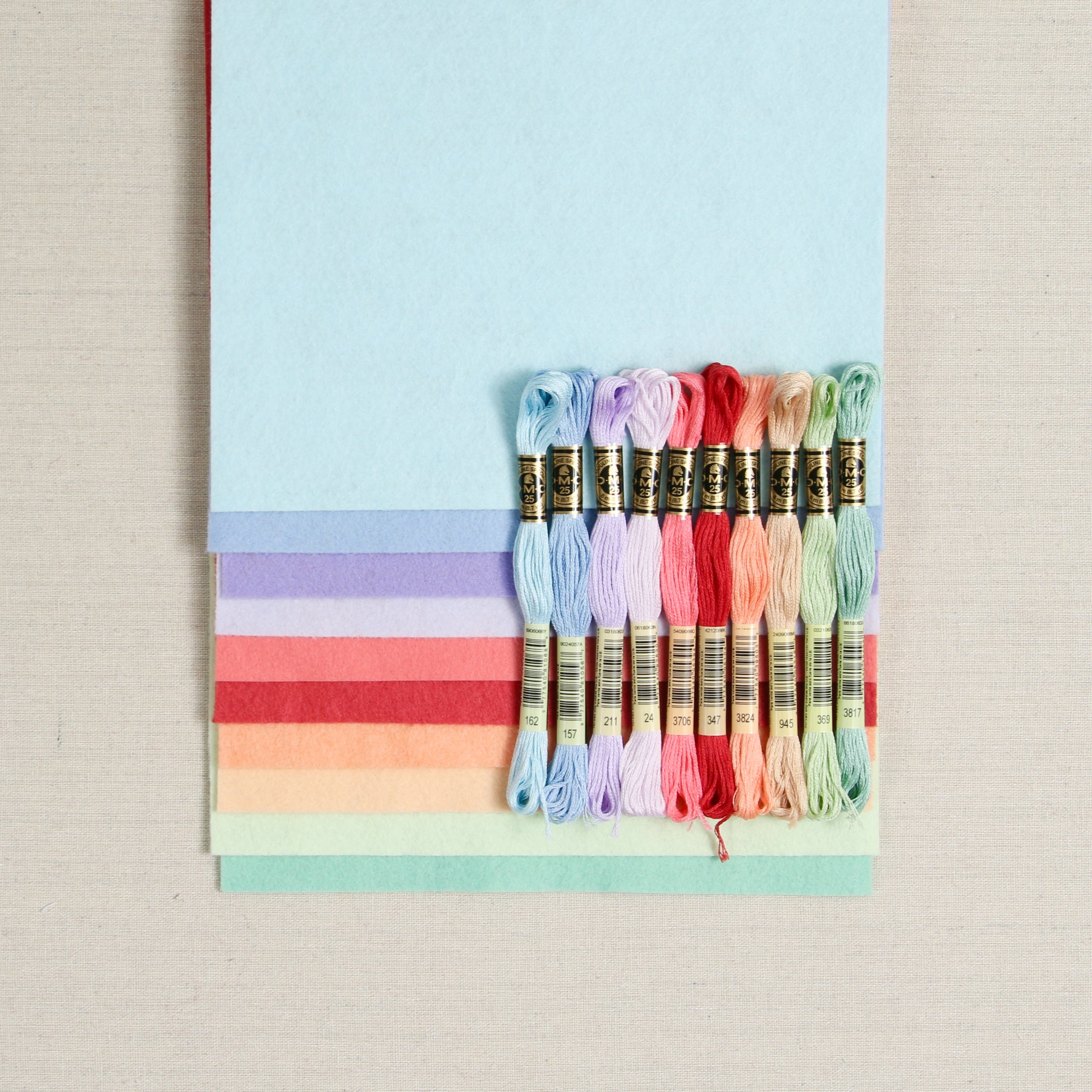 Be Mine, Wool Blend Felt Palette