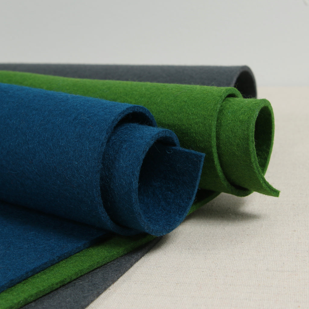 Slate Gray, Thick felt