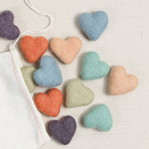 Felt-fetti Hearts, die cut shapes – Benzie Design