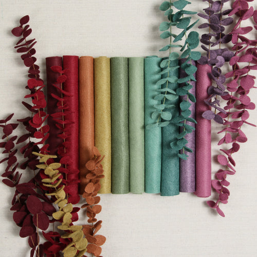 Blue Spruce Wool Blend Felt