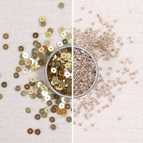 Metallic Sequins or Beads: Gold – Benzie Design