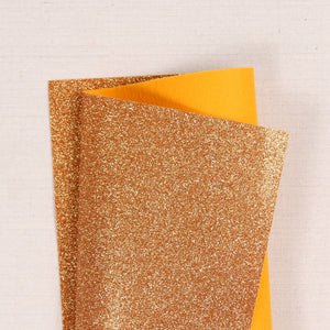 Pumpkin Glitter Felt