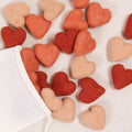 Hearts, Mixed Peach